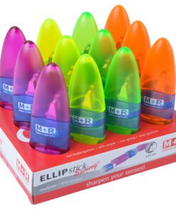 puntenslijper Möbius & Ruppert enkel Ellipstick Swing met   gum 12 stuks in display