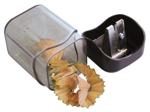 puntenslijper Möbius & Ruppert enkel ton model quattro      swing uno zwart/grijs/transparant. display 10 stuks.