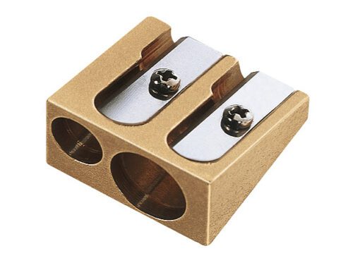 puntenslijper Möbius & Ruppert messing dubbel kegelvorm