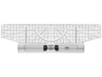 rolliniaal Möbius & Ruppert 30 cm plexiglas incl. driehoek  en loep