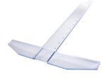 tekenhaak Möbius & Ruppert 75cm blauw/transparant