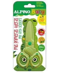 #Schaar Alpino Baby 12cm op   blister